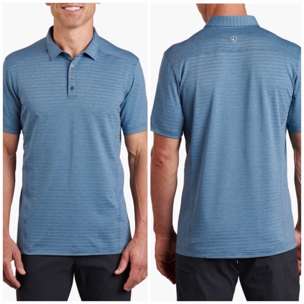 KUHL Airkuhl Polo Shirt Outdoor Hiking Gorpcore Casual Men’s Size XL